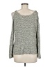 Alya Silver Pullover Sweater Size M - photo 2
