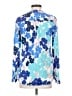 Boden 100% Cotton Floral Blue Long Sleeve Blouse Size 4 - photo 2