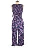 Maison Jules 100% Rayon Graphic Purple Jumpsuit Size L - photo 2