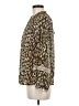 Cleobella Animal Print Brown Long Sleeve Blouse Size M - photo 5