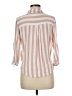 Vixbe 100% Rayon Stripes Pink 3/4 Sleeve Button-Down Shirt Size M - photo 2