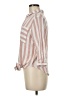 Vixbe 100% Rayon Stripes Pink 3/4 Sleeve Button-Down Shirt Size M - photo 5