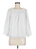 Ann Taylor LOFT 100% Polyester White 3/4 Sleeve Blouse Size M (petite) - photo 1