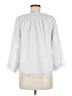 Ann Taylor LOFT 100% Polyester White 3/4 Sleeve Blouse Size M (petite) - photo 2
