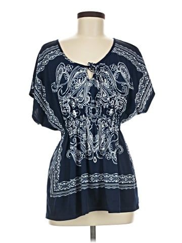 Claudia Richard Short Sleeve Blouse (view 1)