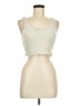 Unbranded 100% Polyester Ivory Sleeveless Top Size M - photo 1