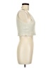 Unbranded 100% Polyester Ivory Sleeveless Top Size M - photo 4
