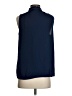 Naked Zebra 100% Polyester Blue Sleeveless Blouse Size S - photo 2