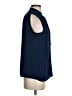 Naked Zebra 100% Polyester Blue Sleeveless Blouse Size S - photo 4
