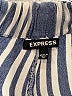 Express 100% Rayon Stripes Blue Jumpsuit Size M - photo 4