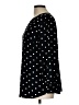 Talbots 100% Polyester Polka Dots Black 3/4 Sleeve Blouse Size L - photo 5