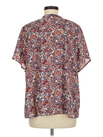 Three Dots Short Sleeve Blouse (view 2)