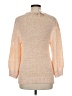 Ann Taylor Metallic Orange Pullover Sweater Size M - photo 2