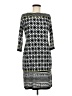 Studio One Argyle Black Casual Dress Size M - photo 1