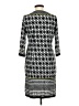 Studio One Argyle Black Casual Dress Size M - photo 2