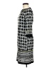 Studio One Argyle Black Casual Dress Size M - photo 5