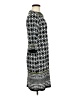 Studio One Argyle Black Casual Dress Size M - photo 4