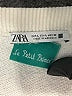 Zara Graphic White Pullover Sweater Size Lg Petite - photo 7