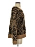 Ann Taylor LOFT Animal Print Brown Pullover Sweater Size S - photo 4