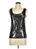 SHU SHU Silver Sleeveless Top Size M - photo 1