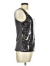 SHU SHU Silver Sleeveless Top Size M - photo 4