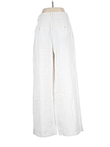 Madewell The Harlow Wide-Leg Pant in 100% Linen (view 2)