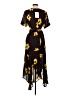 A.L.C. Floral Black Brown Cocktail Dress Size 4 - photo 2
