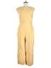 Free People Solid Yellow Jumpsuit Size M - photo 1