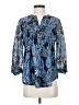 Westport Paisley Blue 3/4 Sleeve Blouse Size S - photo 1