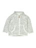 H&M 100% Polyester White Zip Up Hoodie Size 6-9 mo - photo 1