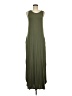 Grecerelle Solid Green Casual Dress Size M - photo 1