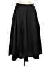 Formula Joven 100% Polyester Solid Black Formal Skirt Size EU 38 / US 8 - photo 1