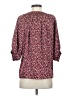 Gibson 100% Polyester Burgundy 3/4 Sleeve Blouse Size S - photo 2