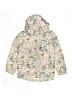 H&M 100% Polyester Floral White Raincoat Size 7 - photo 1