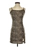 Shein Animal Print Brown Tan Cocktail Dress Size S - photo 1