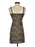 Shein Animal Print Brown Tan Cocktail Dress Size S - photo 2