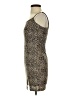 Shein Animal Print Brown Tan Cocktail Dress Size S - photo 5