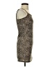 Shein Animal Print Brown Tan Cocktail Dress Size S - photo 4