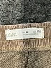 Zara 100% Cotton Tan Cargo Pants Size 6 - photo 3