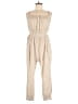 Eloise 100% Cotton Solid Tan Jumpsuit Size M - photo 1