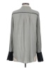 Free People 100% Polyester Gray Long Sleeve Blouse Size XS - photo 2