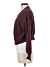 Flat White Burgundy Cardigan One size - photo 5