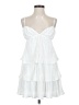 Lulus 100% Polyester White Cocktail Dress Size S - photo 1