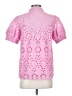 J.Crew Pink Short Sleeve Blouse Size XS - photo 2