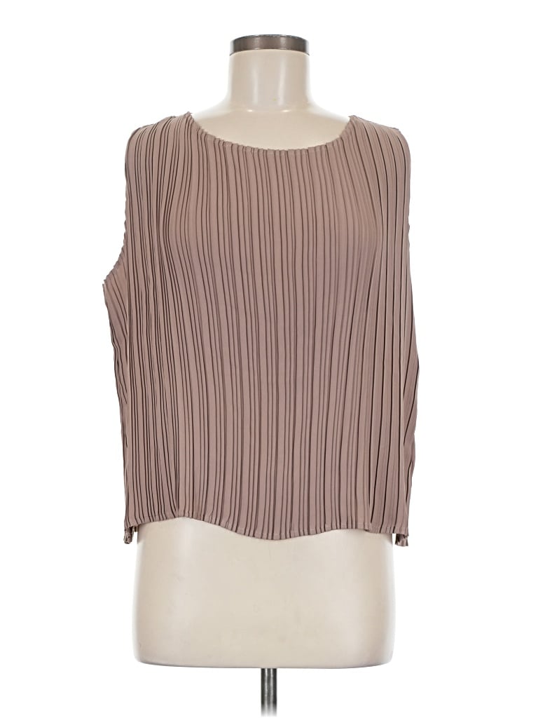 Pre-owned J By Joie Sleeveless Blouse In Brown