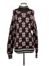 J.Crew Floral Burgundy Pullover Sweater Size S - photo 1