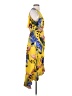 Libian 100% Polyester Print Yellow Cocktail Dress Size S - photo 4