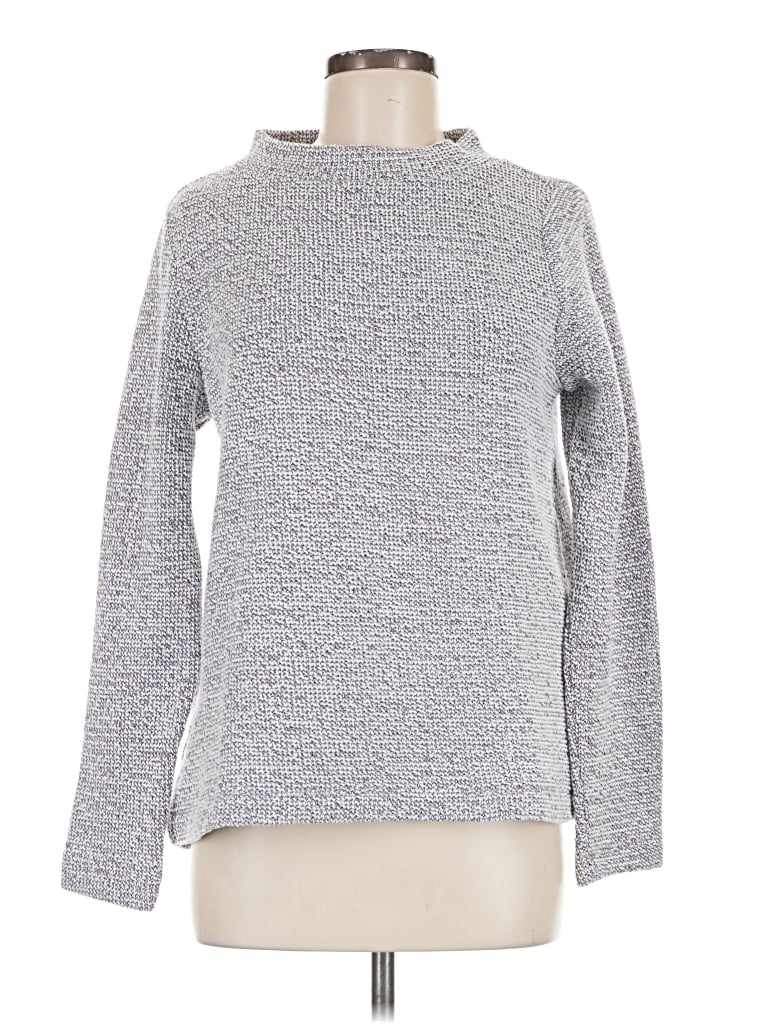 Pre-owned Ann Taylor Loft Turtleneck Sweater In Gray