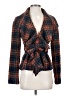 Tabitha Plaid Blue Blazer Size 4 - photo 1