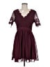 Lulus 100% Polyester Burgundy Cocktail Dress Size M - photo 1